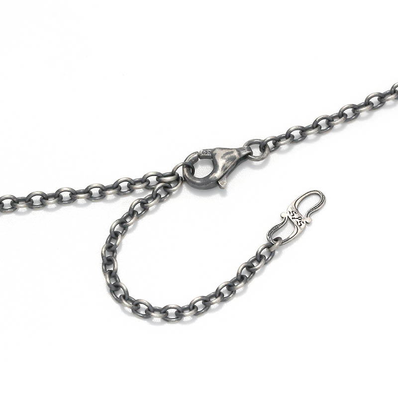 Collaboration Large Horseshoe Carving Necklace