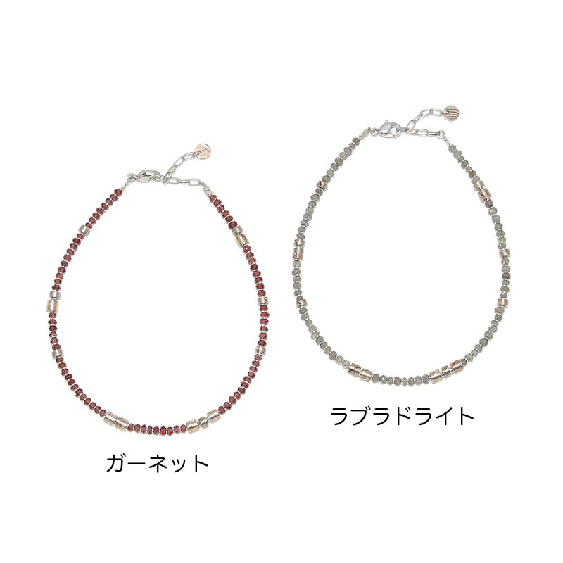 MOKUME Slice Beads Anklet
