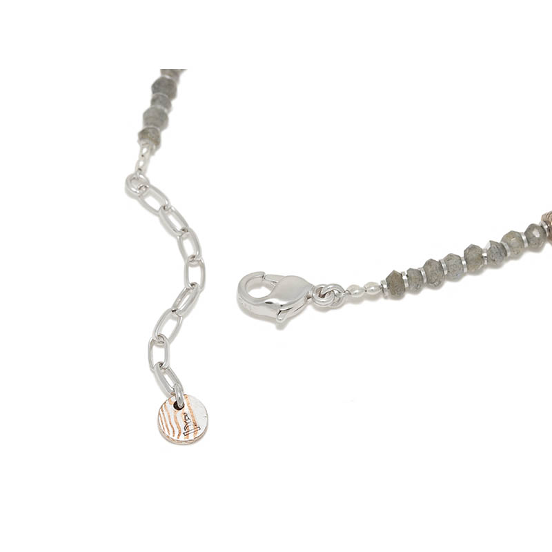 MOKUME Slice Beads Anklet