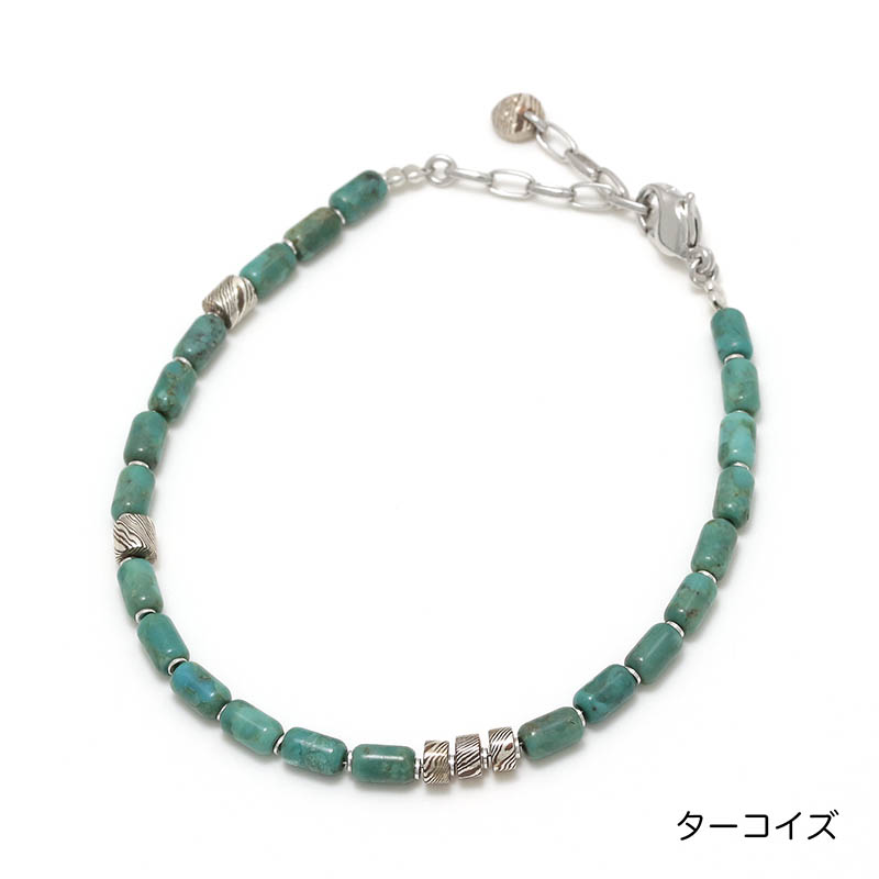 Safari6月号掲載 Tube Beads Bracelet（チューブビーズブレスレット）　Suman Dhakhwa（スーマンダックワ）