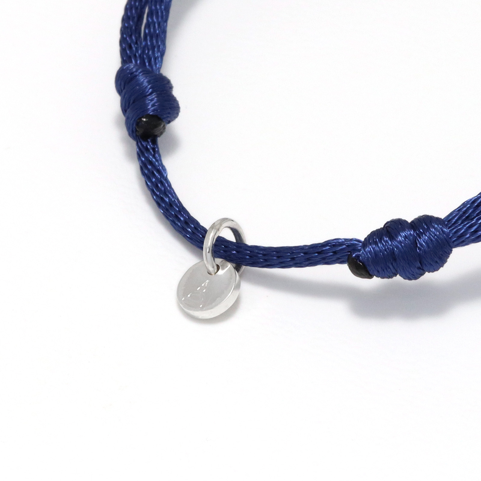 Eternal Knot Cord Bracelet / MOKUME×Silver