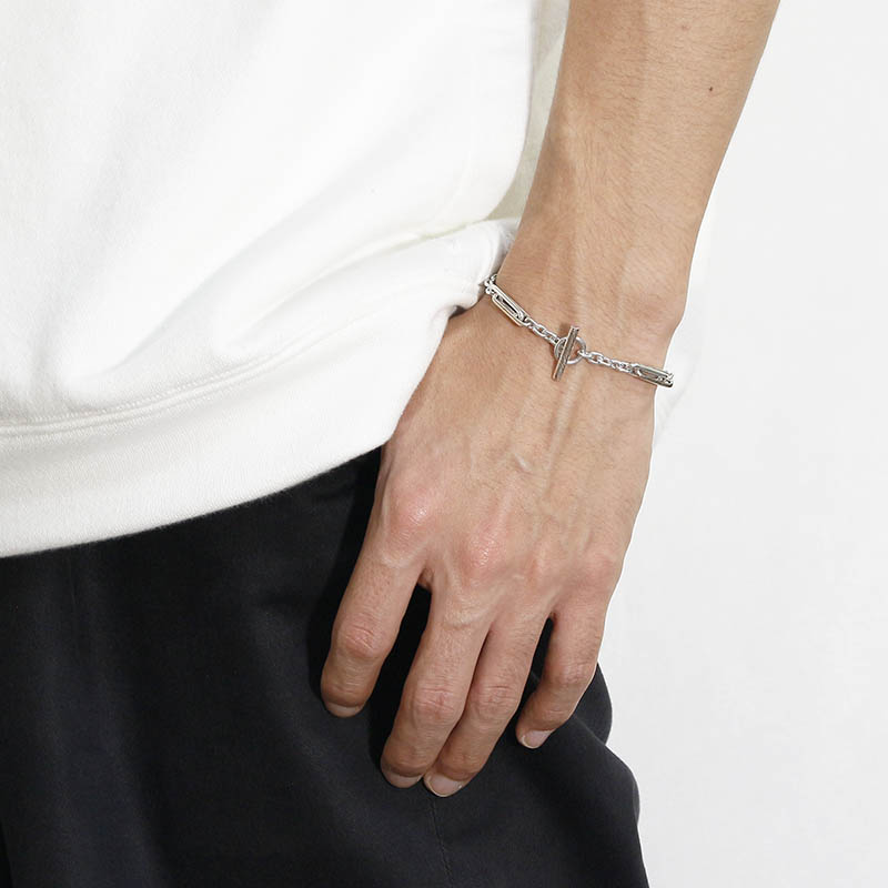 Double Link Bracelet / MOKUME×Silver