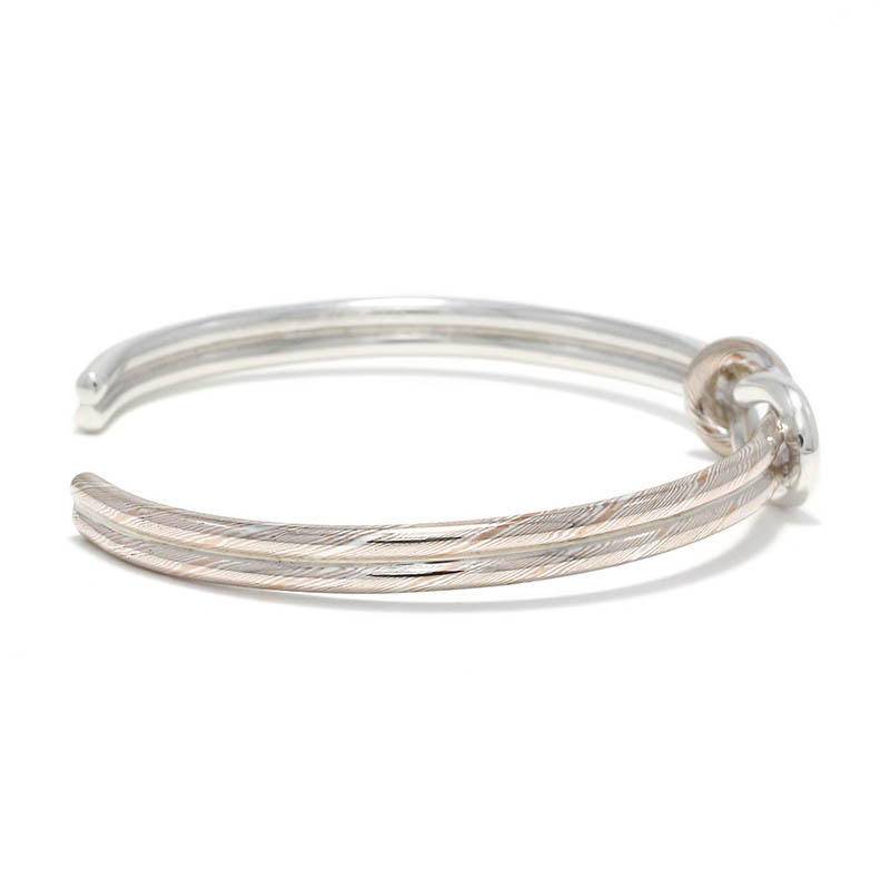 Eternal Knot Bangle MOKUME×Silver