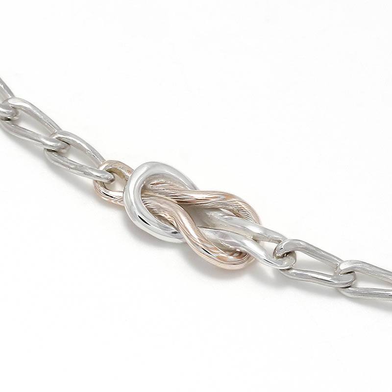 Small Eternal Knot Chain Bracelet