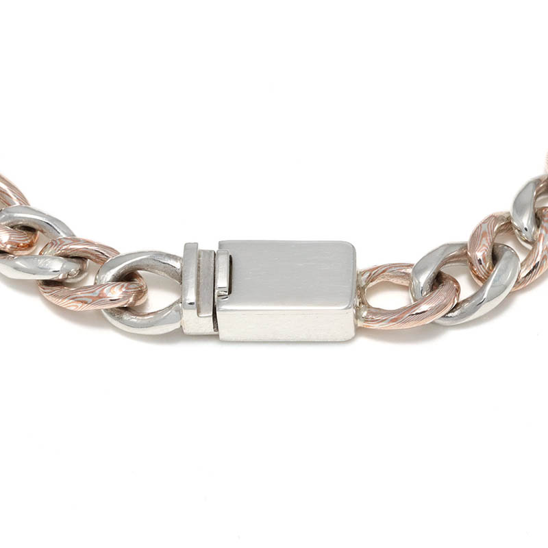 KIHEI Chain Bracelet MOKUME×Silver