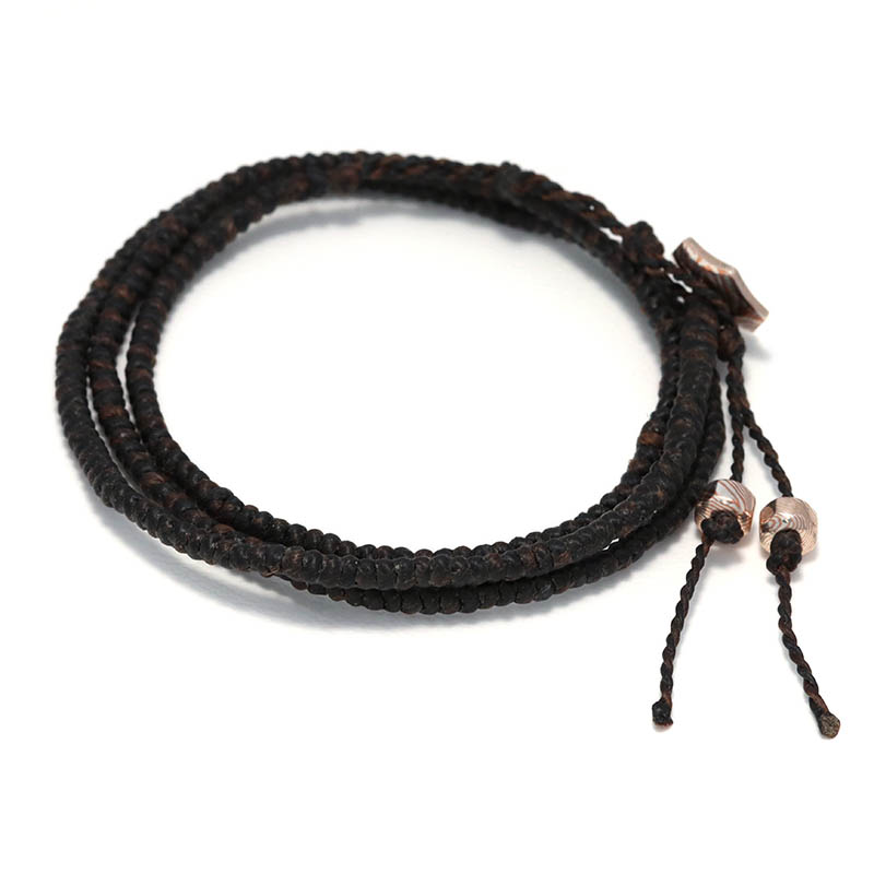 Octagon Cord Bracelet w/Bead