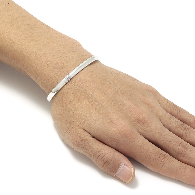 Silver 3Line Bangle