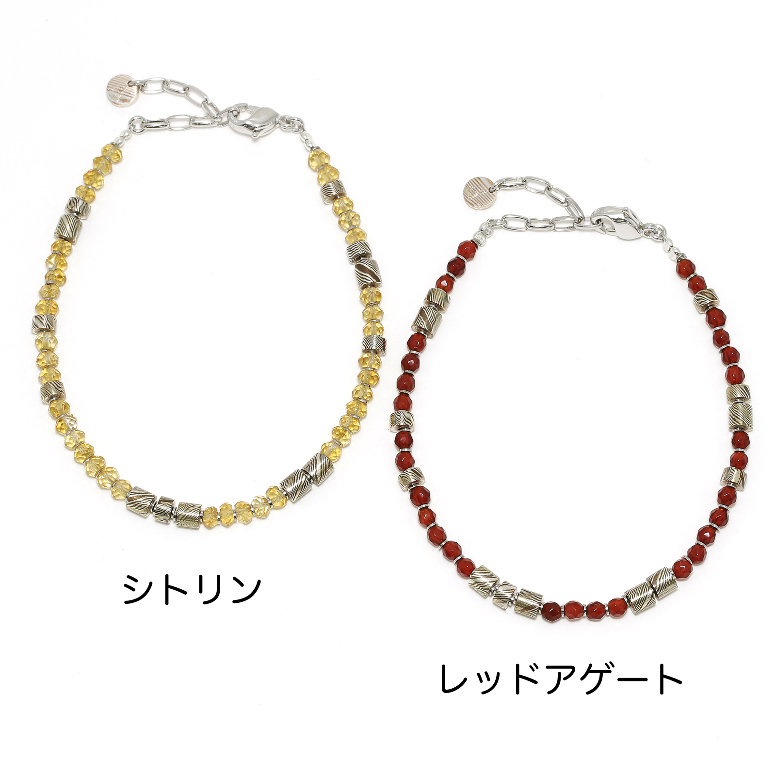 MOKUME Slice Beads Bracelet