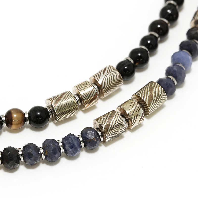 MOKUME Slice Beads Bracelet