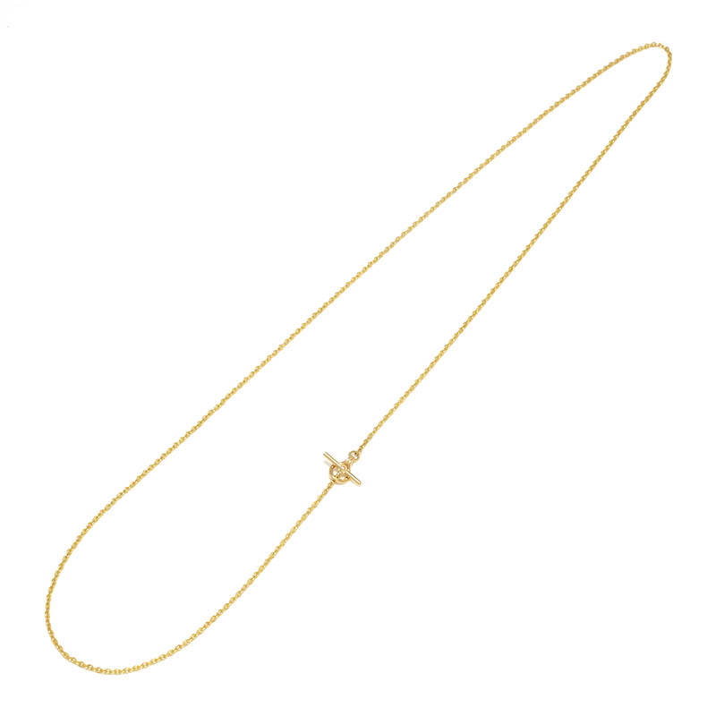 21K YG Temple Circle Chain