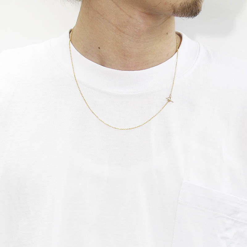 21K YG Temple Circle Chain