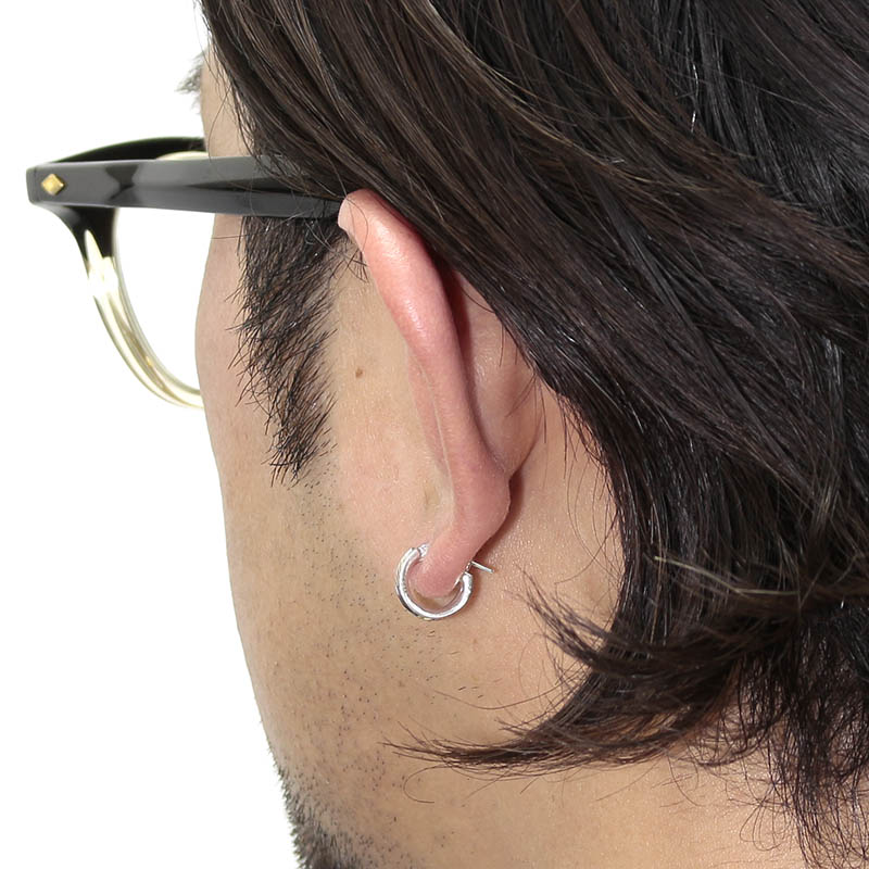 MOKUME Curvature Hoop Pierce