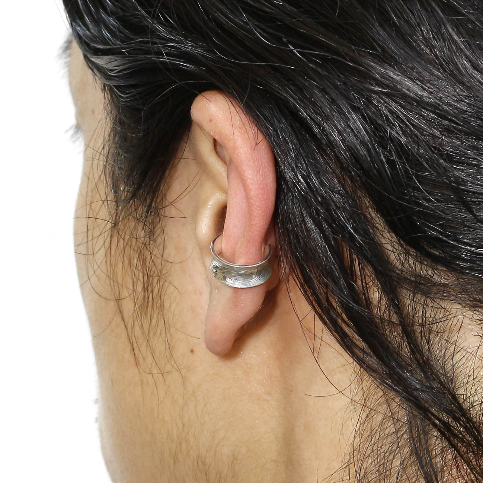 Nature MOKUME Curvature Ear Cuff