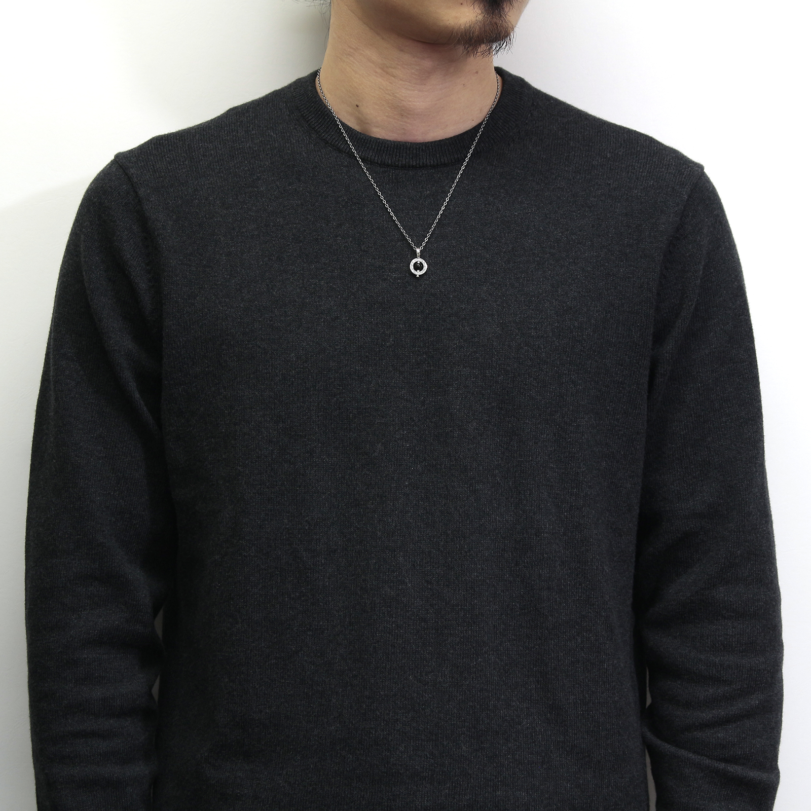 Eternal Carving Bramanda Necklace SV/Onyx