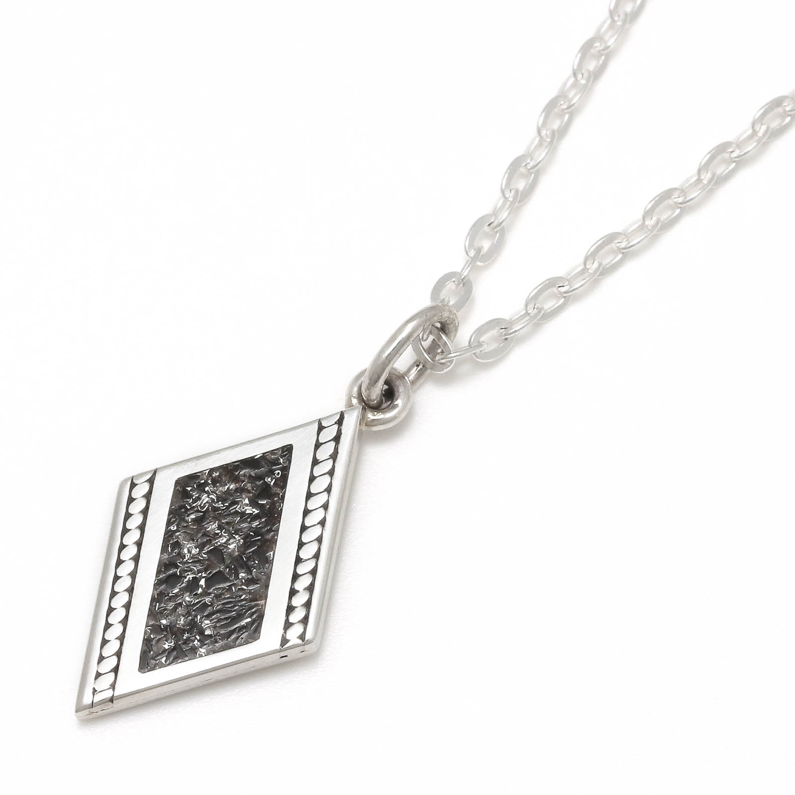 ONX Filled Dia Shape Necklace