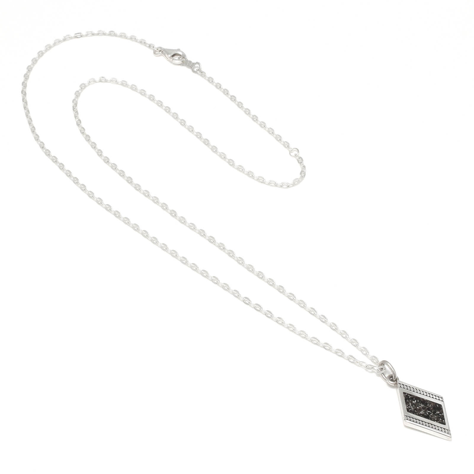 ONX Filled Dia Shape Necklace（オニキスフィルドダイヤシェイプネックレス）　Suman Dhakhwa（スーマンダックワ）