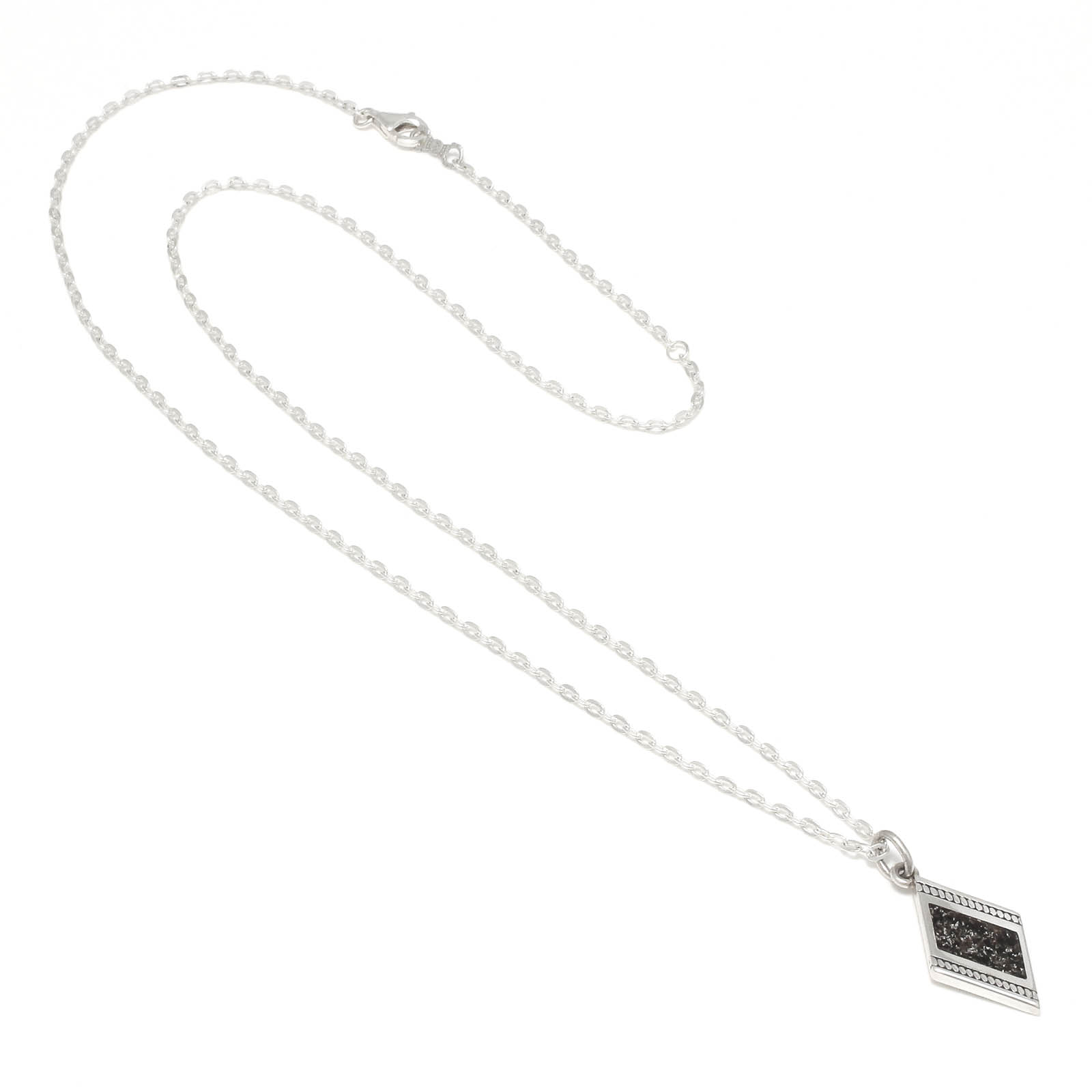 ONX Filled Dia Shape Necklace