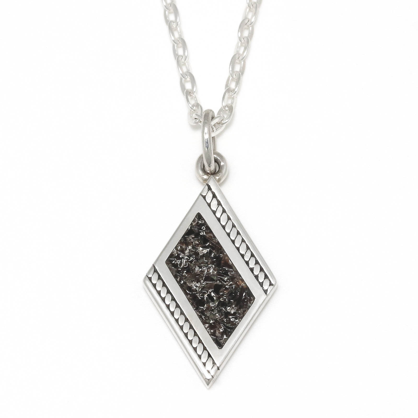 ONX Filled Dia Shape Necklace