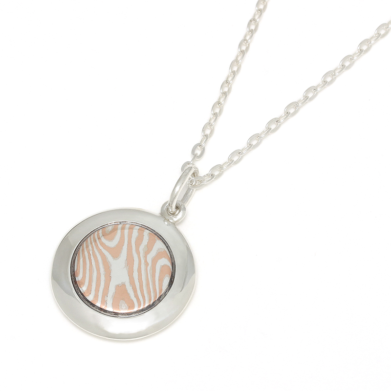MOKUME Round Disc Necklace
