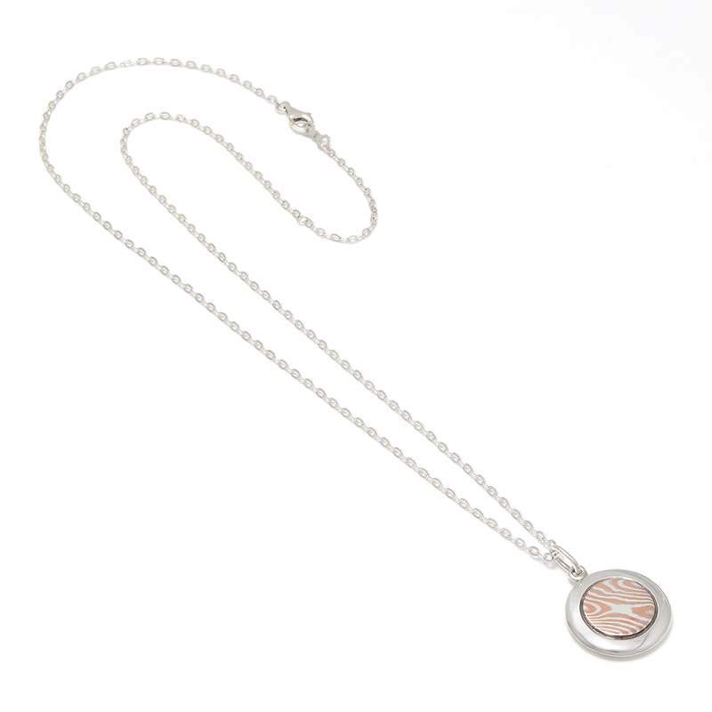 MOKUME Round Disc Necklace