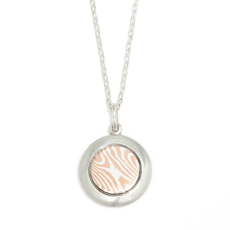 MOKUME Round Disc Necklace