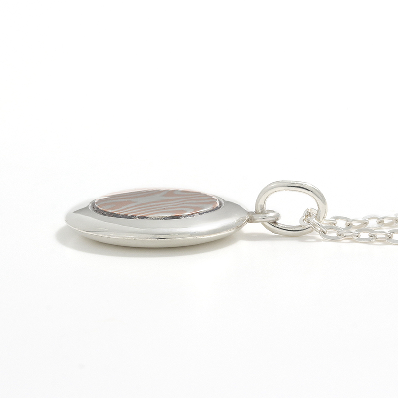 MOKUME Round Disc Necklace