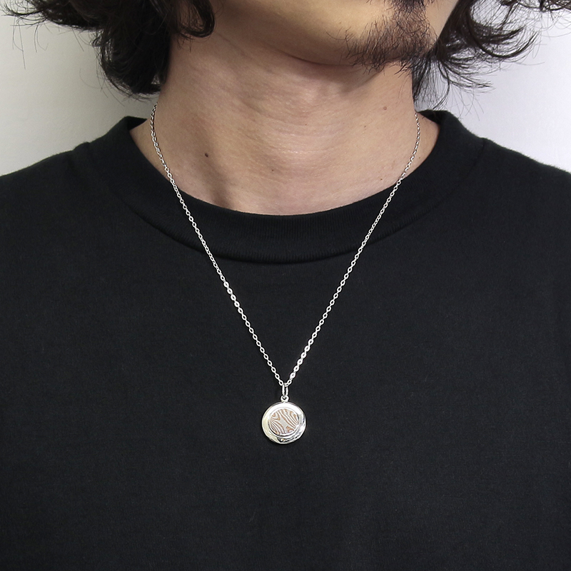 MOKUME Round Disc Necklace