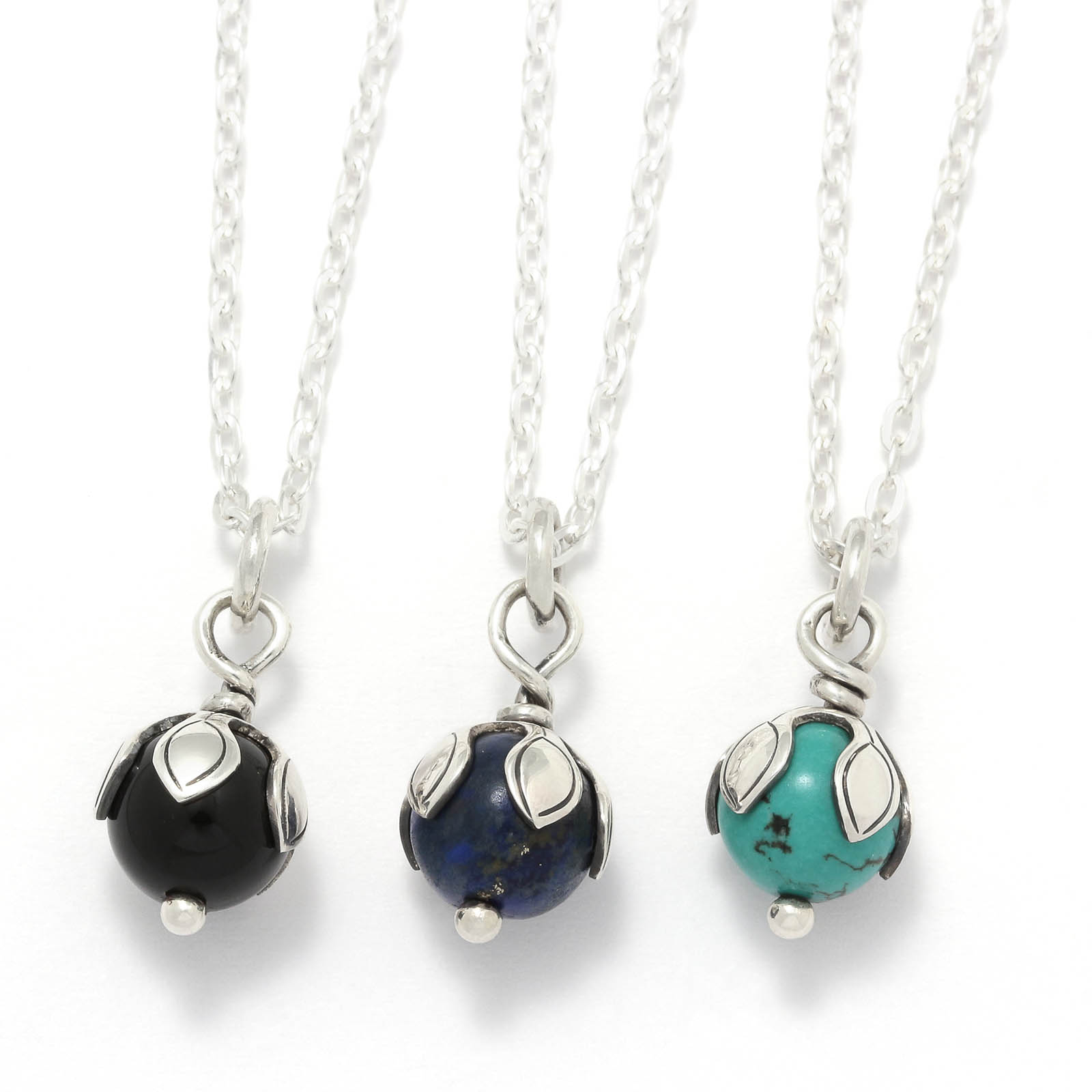 Lotus Stone Necklace