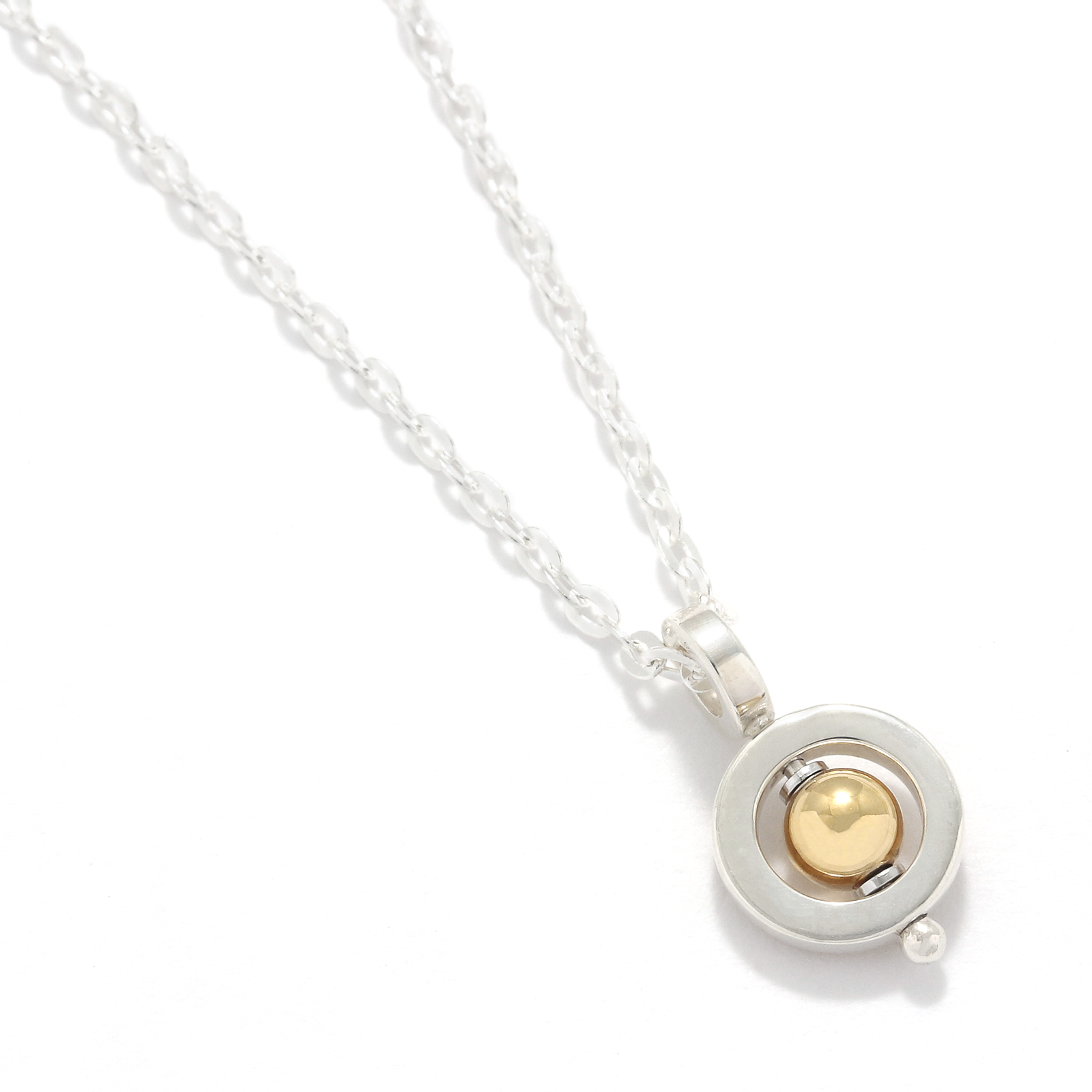 Tiny Bramanda Necklace - Silver×18KYG