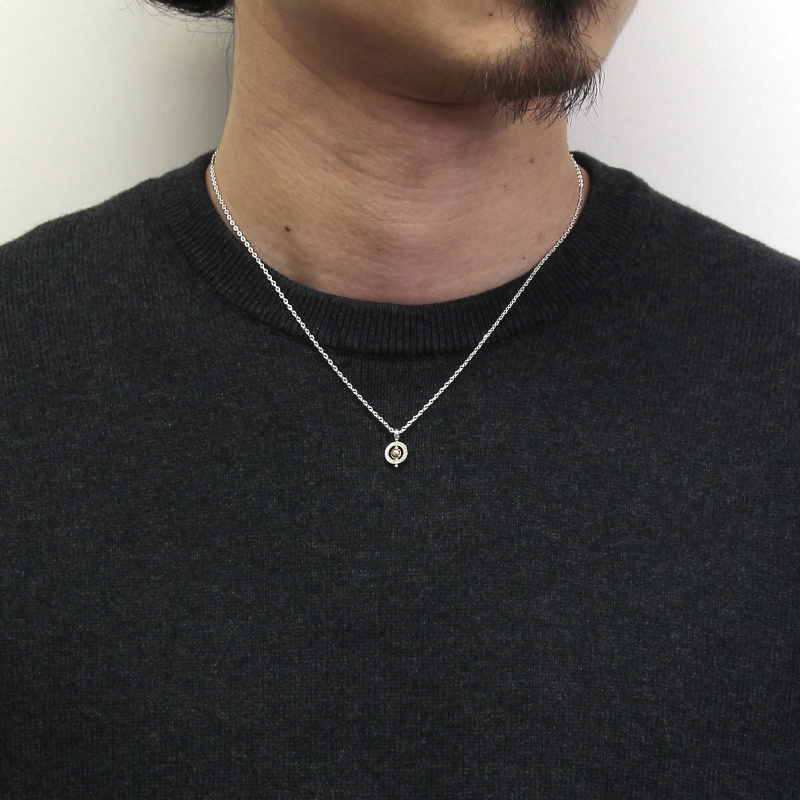 Tiny Bramanda Necklace - Silver×18KYG