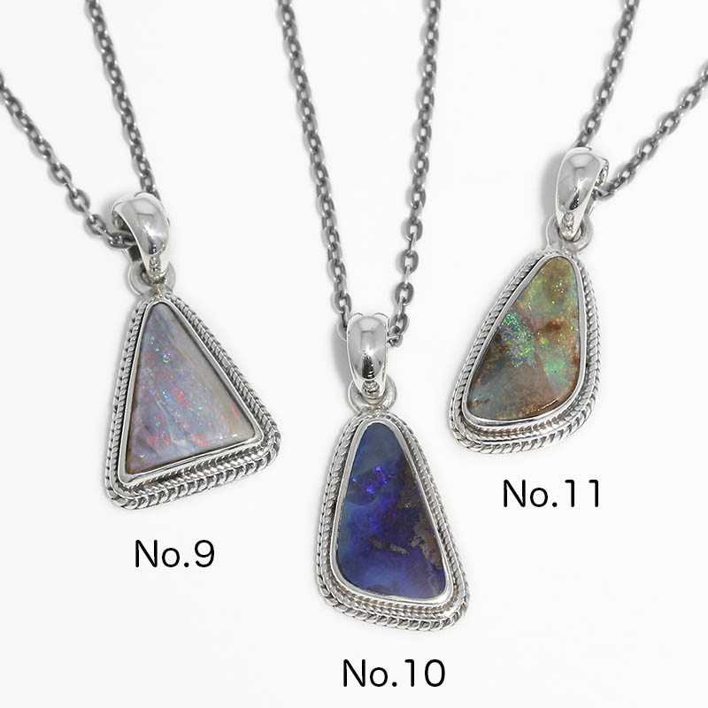 Small Opal Stone Necklace