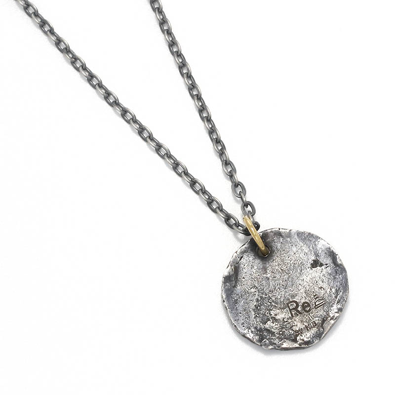 Remix Coin Necklace - Silver w/18KYG