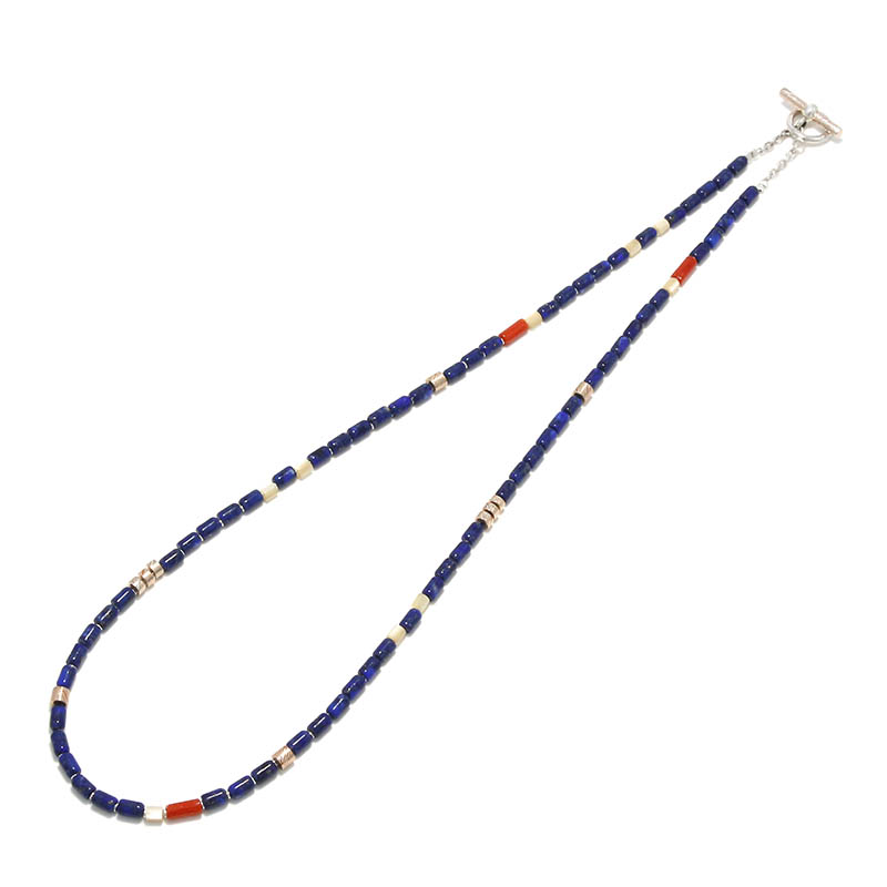 Tube Beads Necklace / Lapislazuli