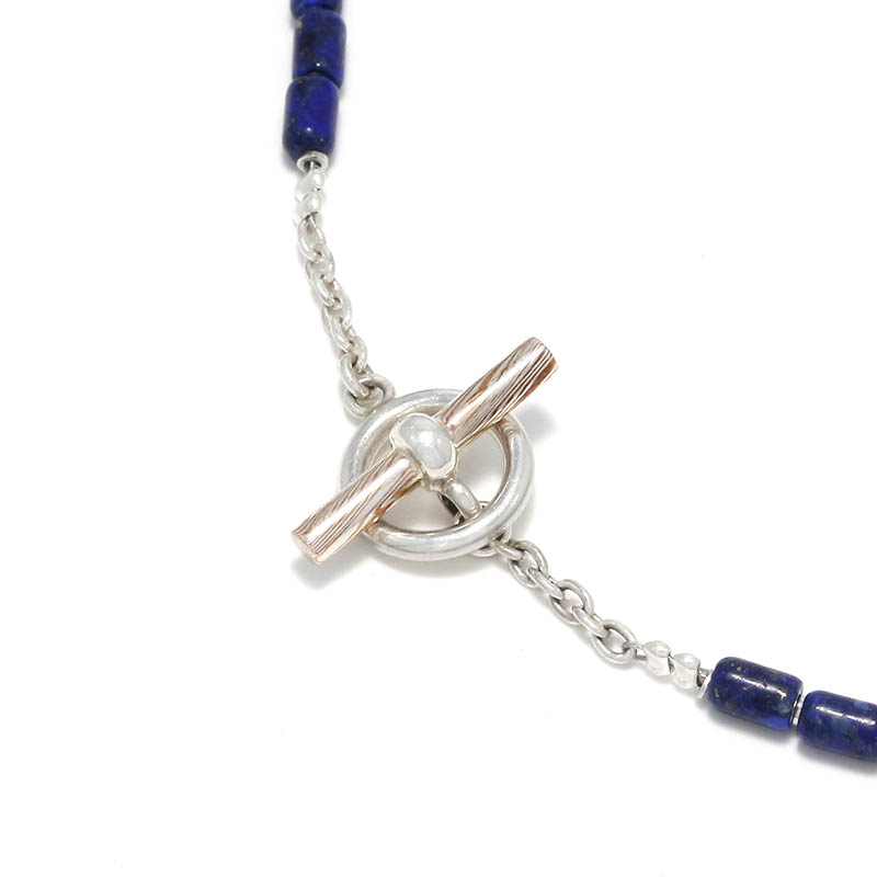 Tube Beads Necklace / Lapislazuli