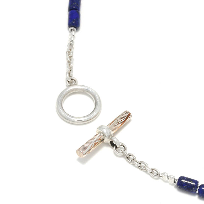 Tube Beads Necklace / Lapislazuli