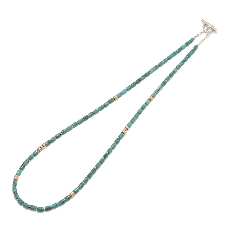 Tube Beads Necklace / Turquoise