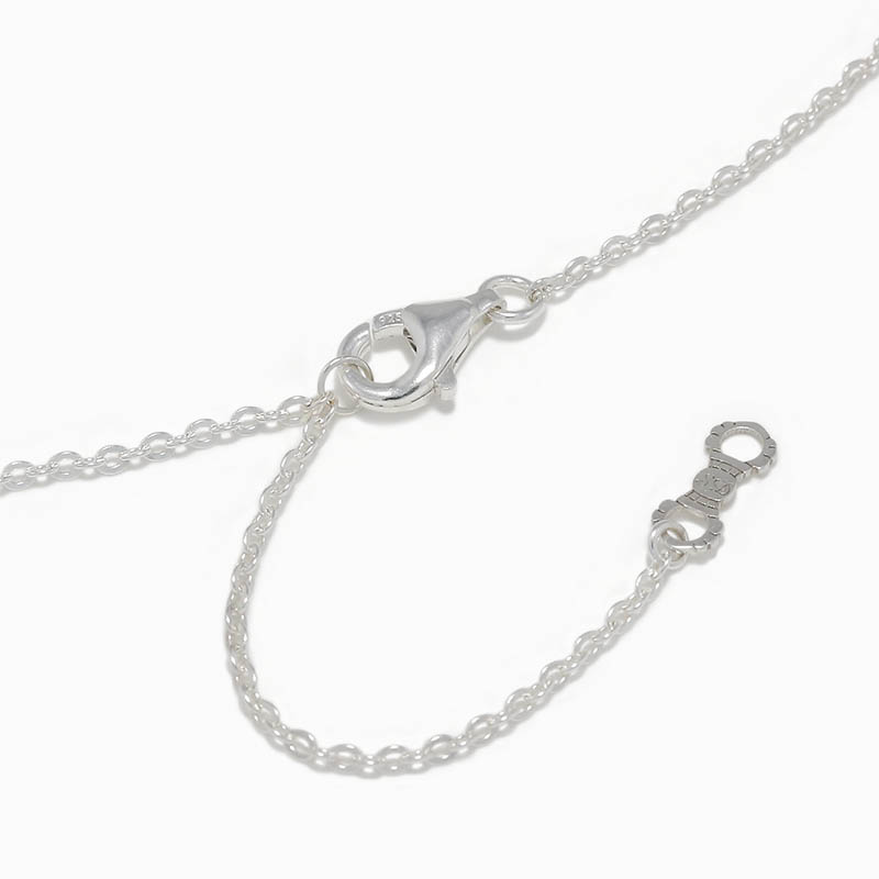Lucky Bell Charm Necklace / Silver