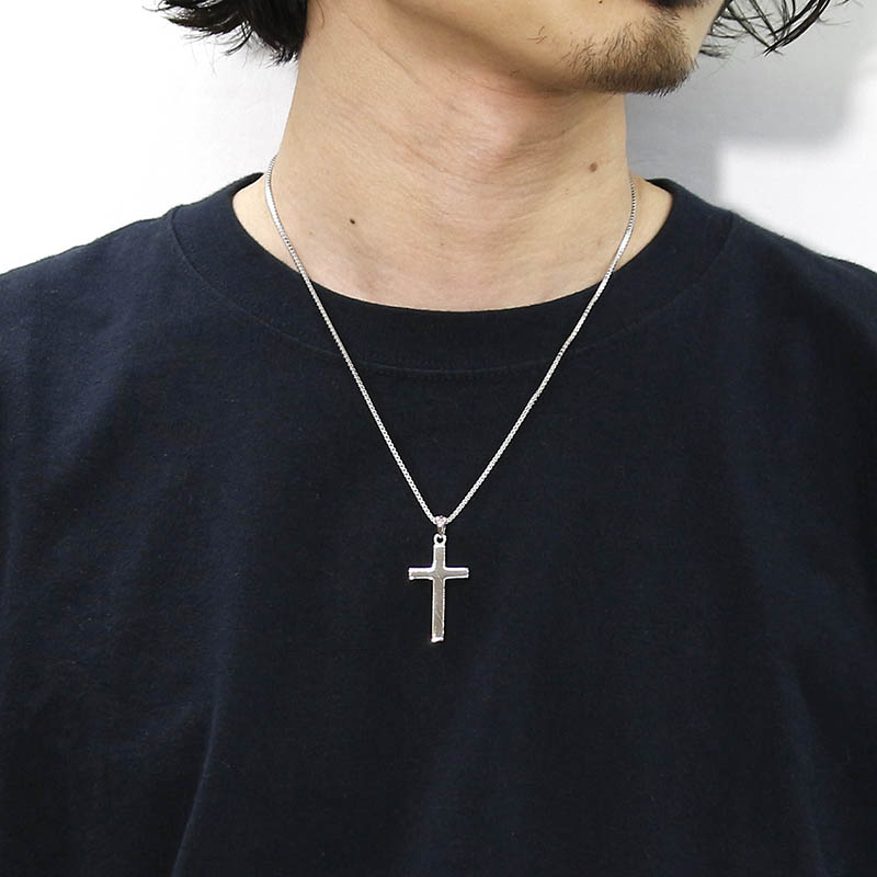 Basic MOKUME Cross Pendant