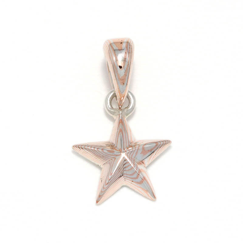 Basic MOKUME Star Pendant