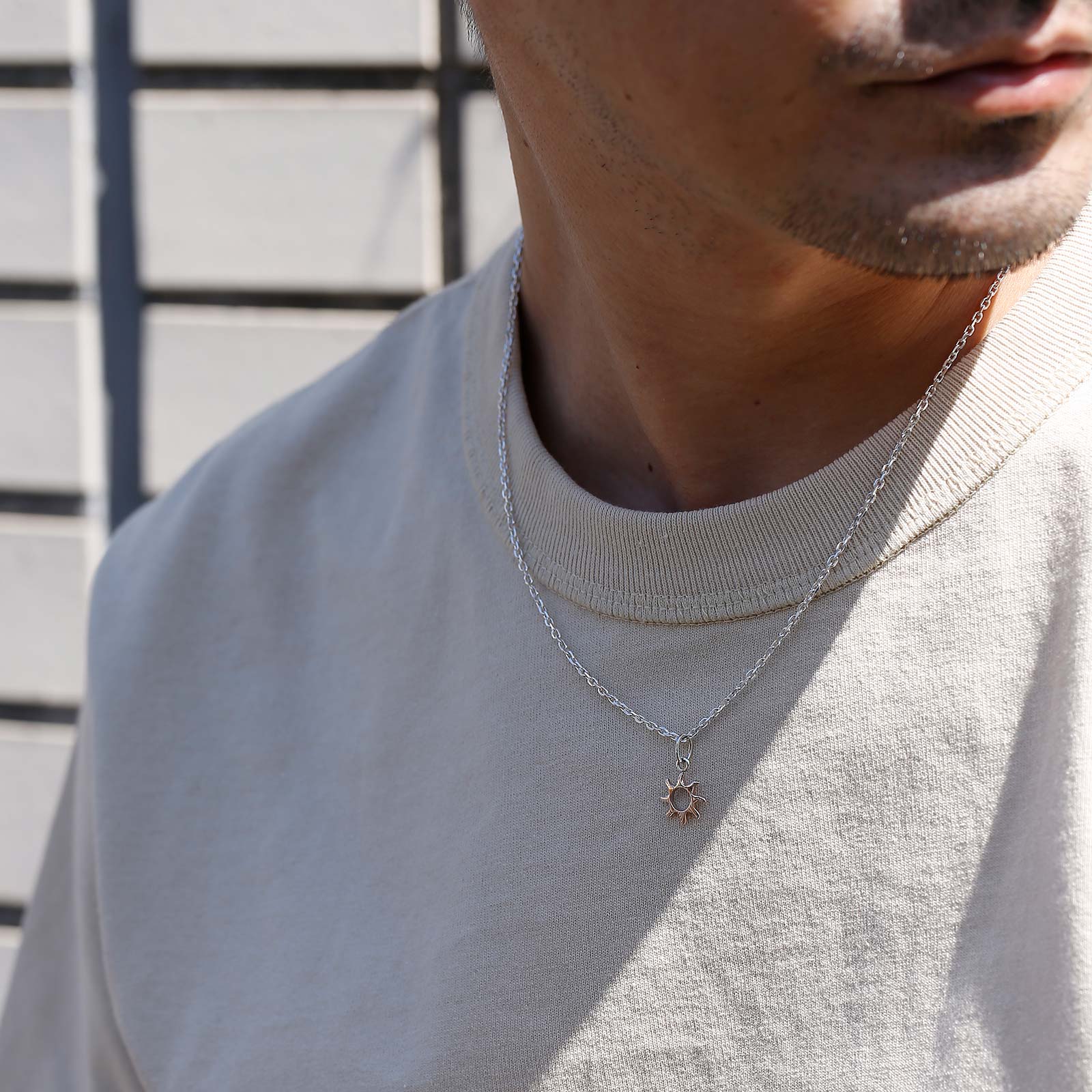 Suman Dhakhwa（スーマンダックワ） MOKUME Sun Pendant（モクメ