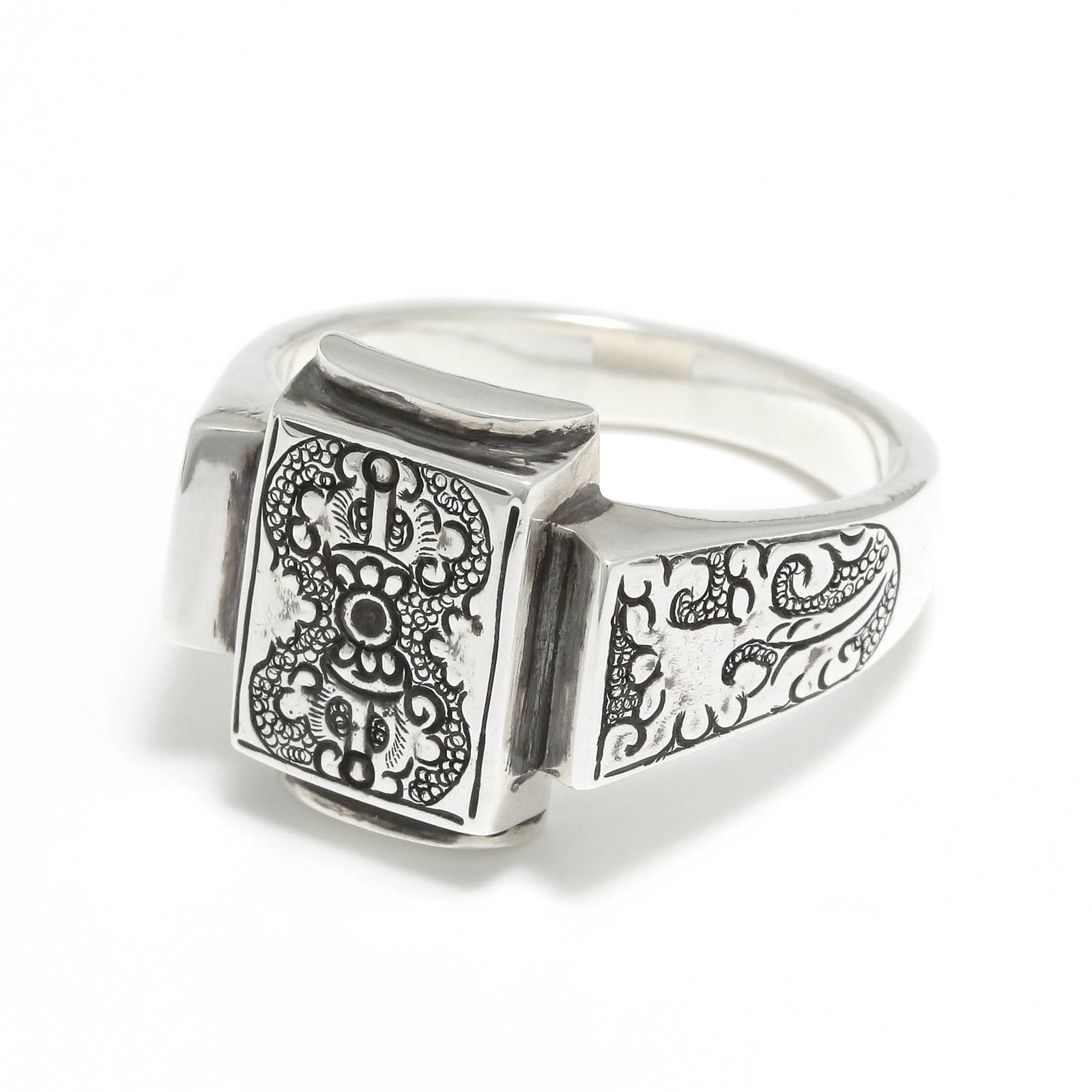 Square Dorje Ring