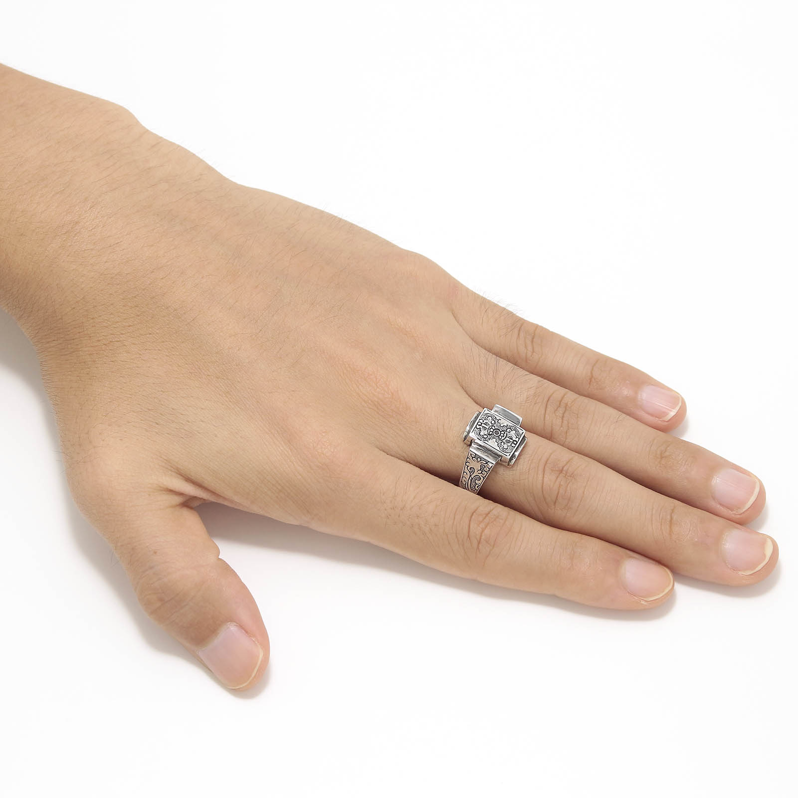 Square Dorje Ring