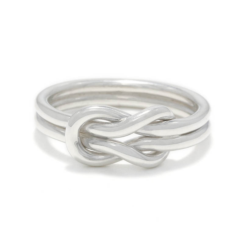 Eternal Knot Ring All Silver