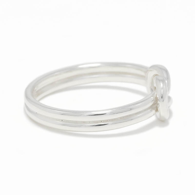 Small Eternal Knot Ring All Silver