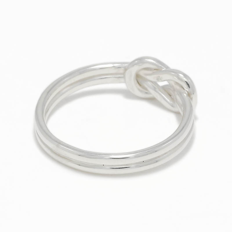 Small Eternal Knot Ring All Silver