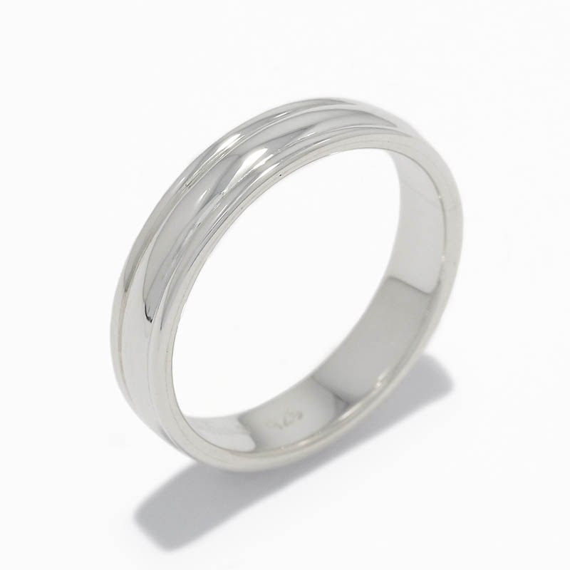 All Silver Ridge Ring