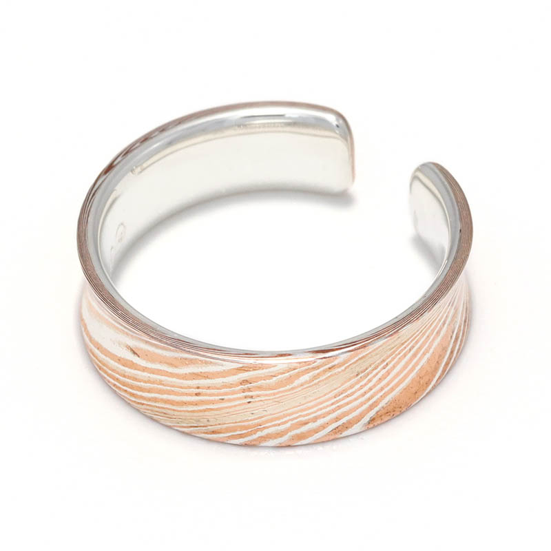 MOKUME Curvature Open Ring