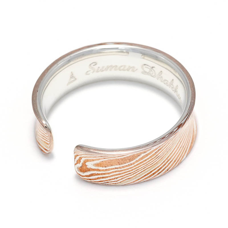 MOKUME Curvature Open Ring