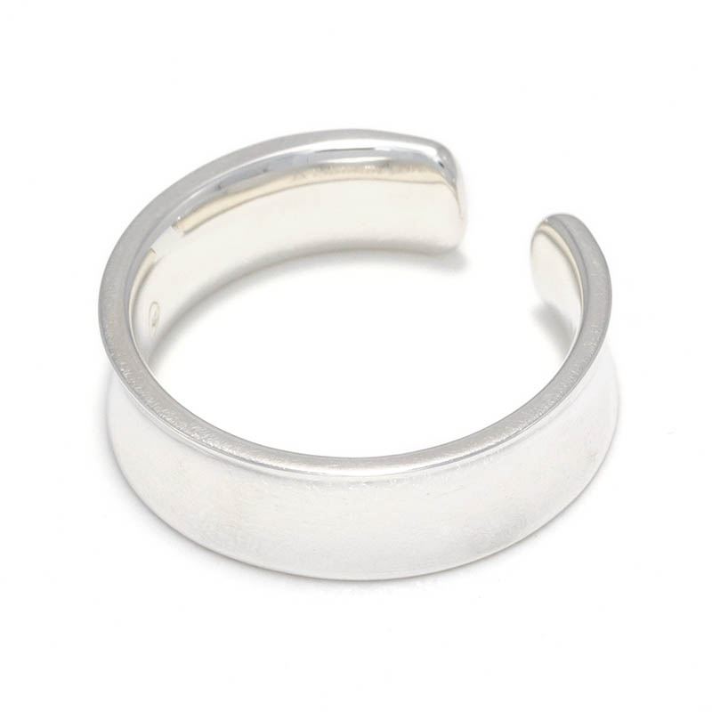 Silver Curvature Open Ring