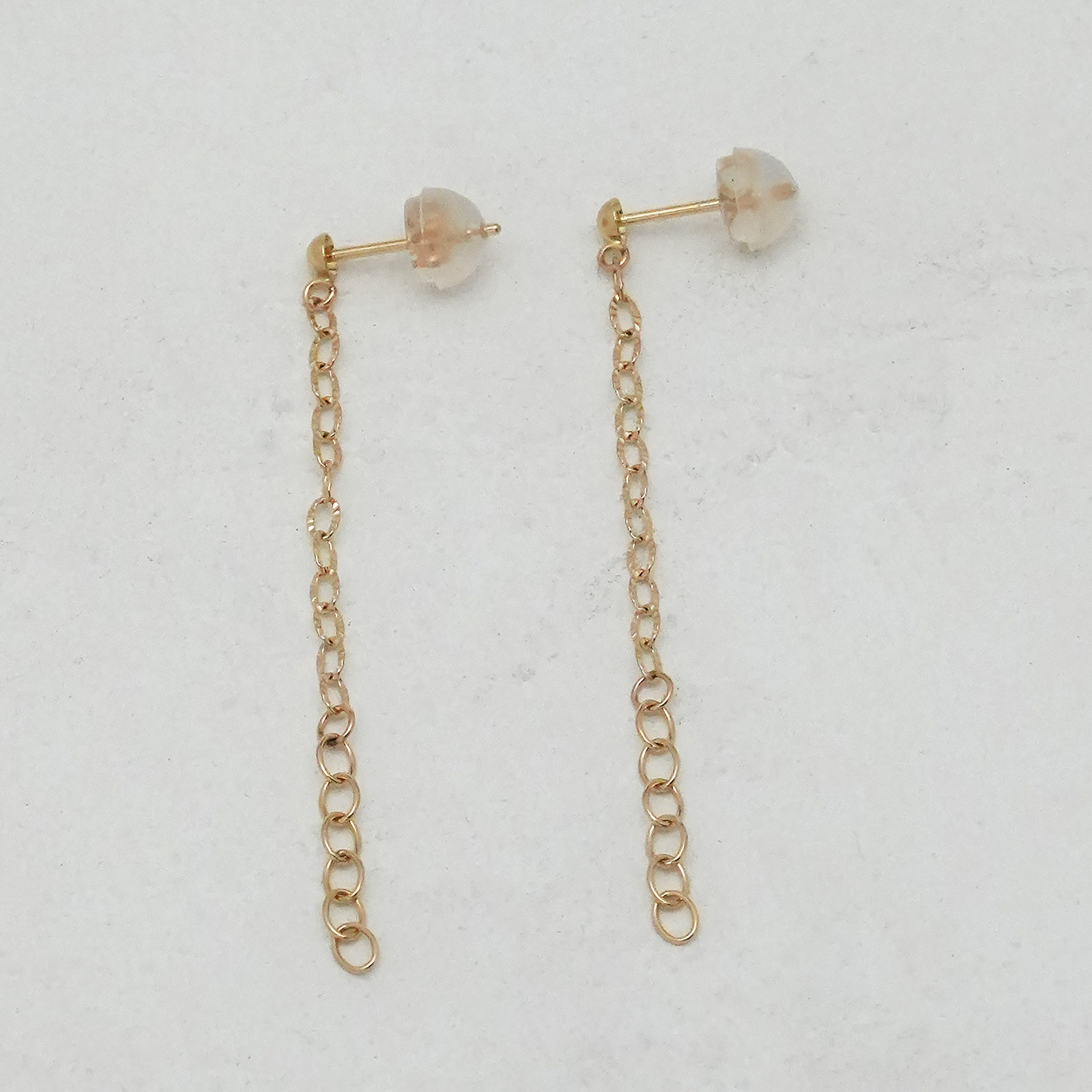 ペタルチェーンフープピアス - ファセット
